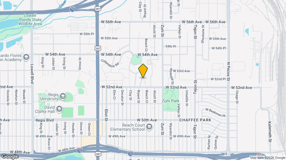 5242 Columbine Ln Map and Location Details