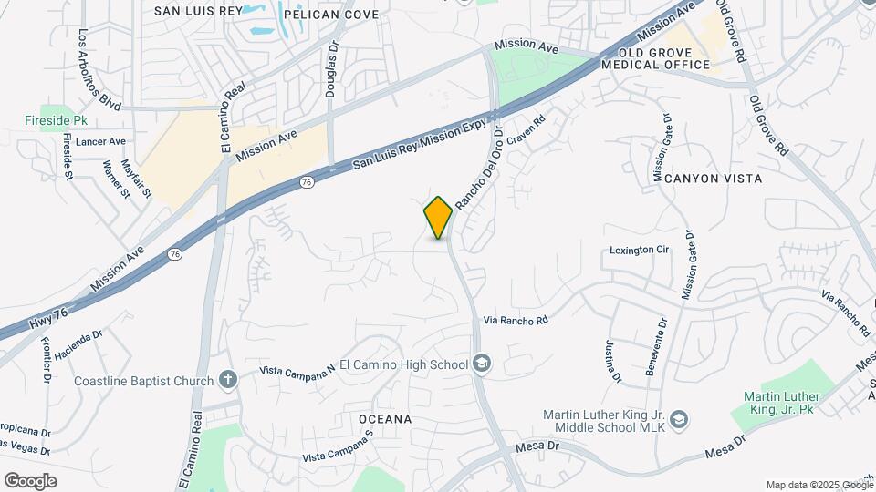 3932 San Ramon Dr Map and Location Details