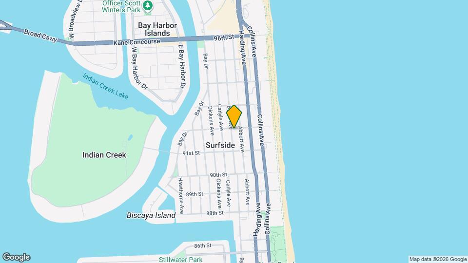 9181 Byron Ave Map and Location Details