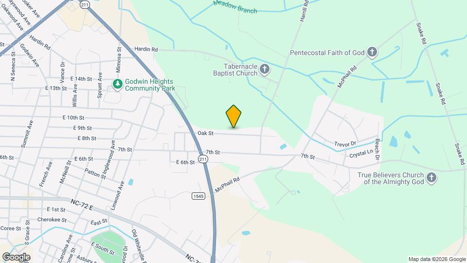 2355 Oak St Map and Location Details