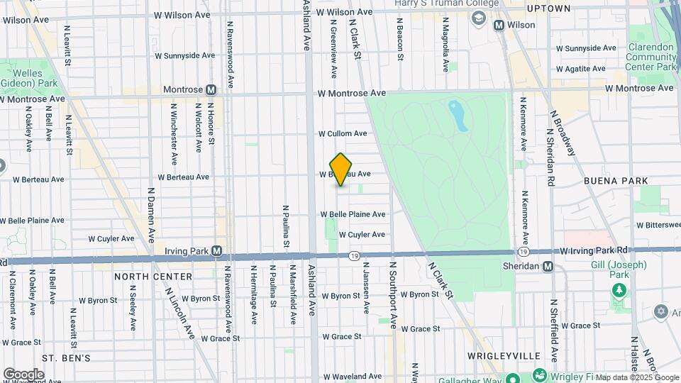 4141 N Greenview Ave Map and Location Details