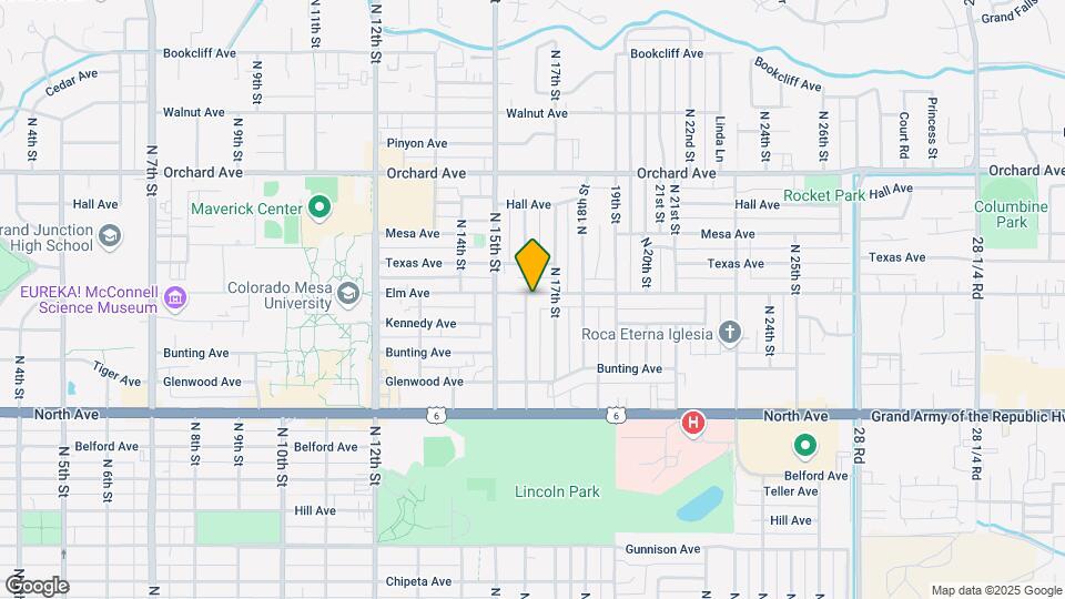 1603 Elm Ave Map and Location Details