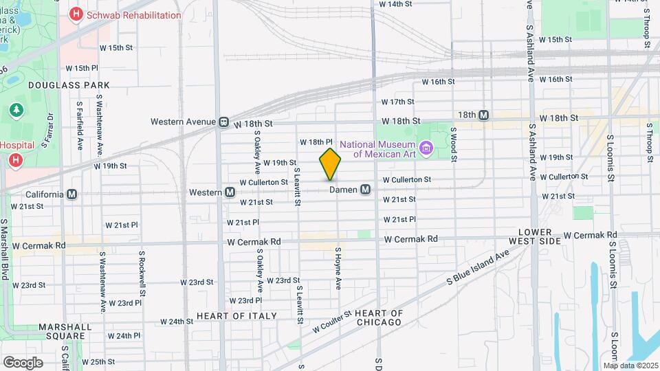2109 W Cullerton St Map and Location Details