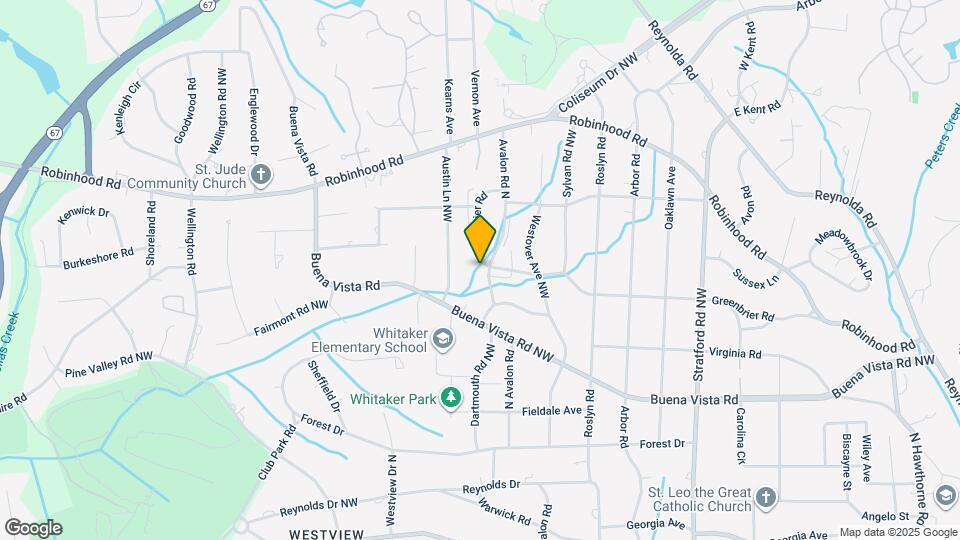 2636 Greenbrier Rd Map and Location Details