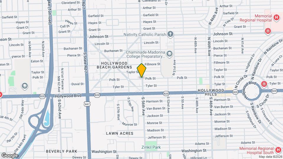 5602 Polk St Map and Location Details