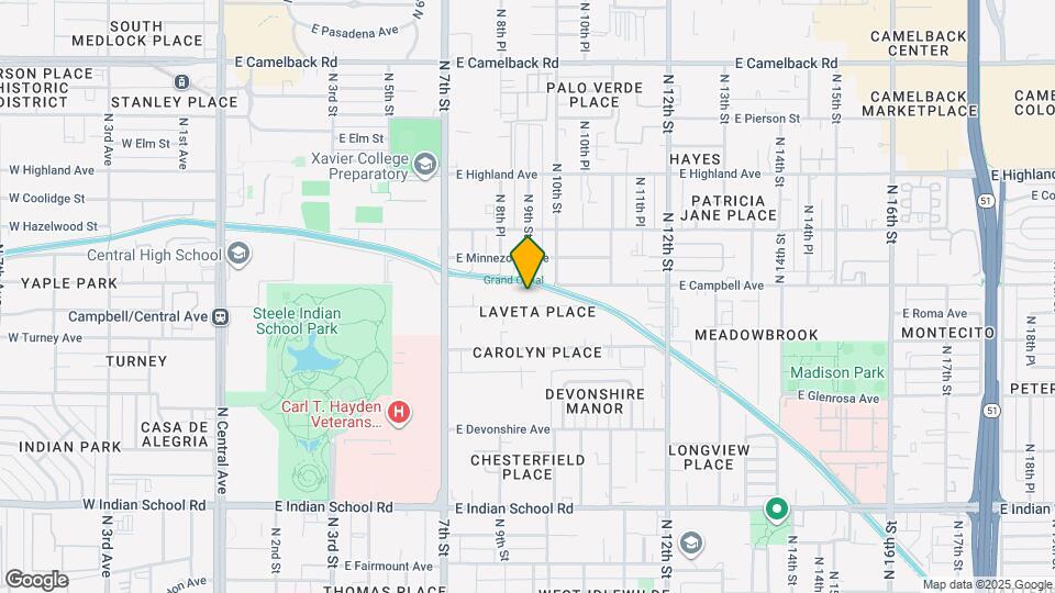 910 E Roma Ave, Unit A Mapa y Detalles de la Ubicación