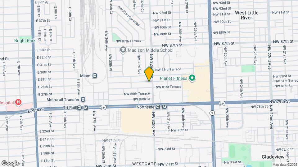 3210 NW 82nd St Map and Location Details