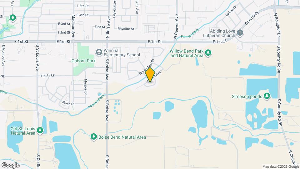 Beautiful 3 bed 2.5 Bath Home in East Loveland, CO! Map and Location Details