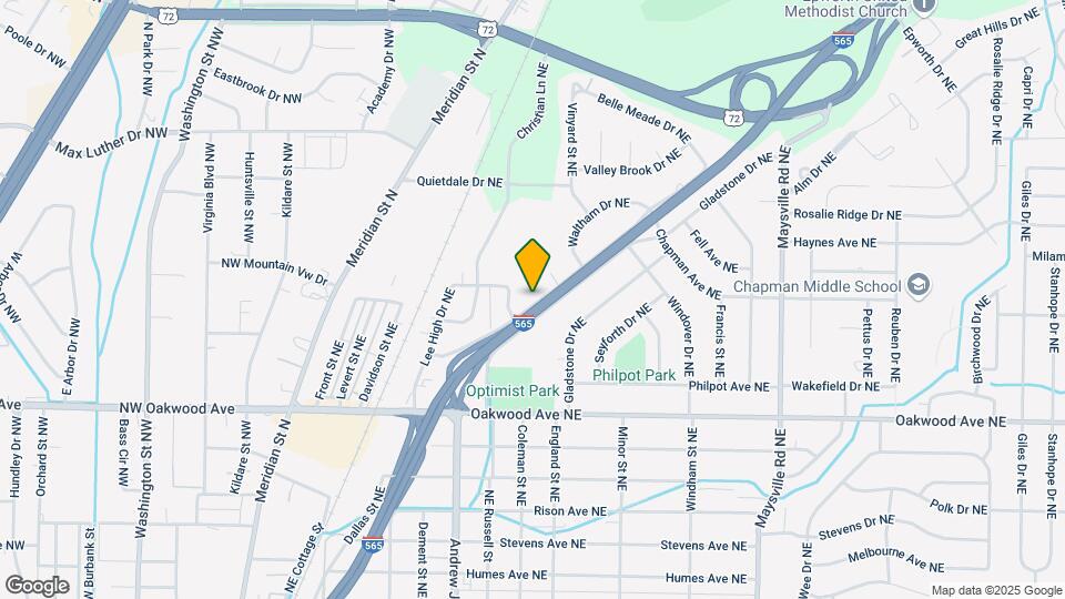 2305 Andrew Jackson Way NE Mapa y Detalles de la Ubicación