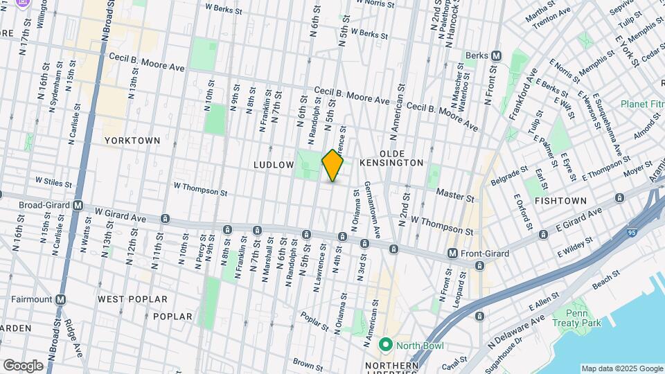428 Master St Map and Location Details