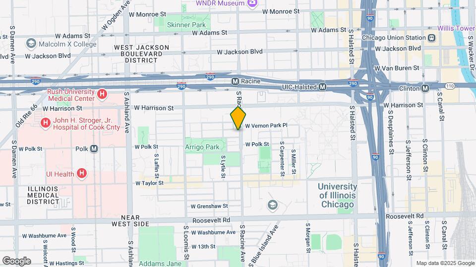 1204 W Lexington St Mapa y Detalles de la Ubicación