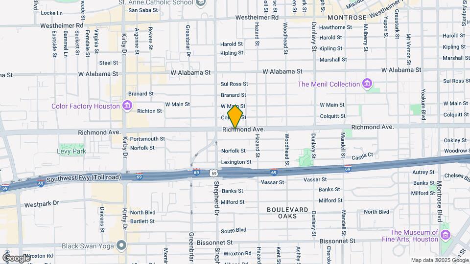 1947 Richmond Ave. Map and Location Details