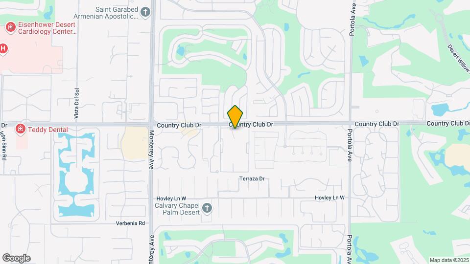 The Regent Palm Desert Apartment Homes Map and Location Details