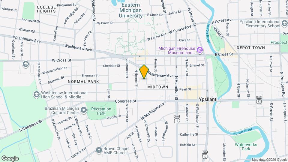 121 College Pl Map and Location Details