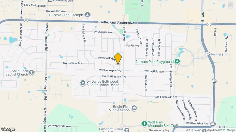 2005 SW Pinoak Ave Map and Location Details