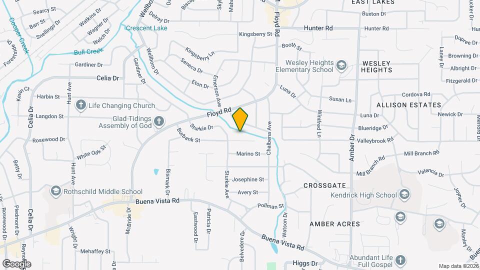 5319 Burbank St Map and Location Details