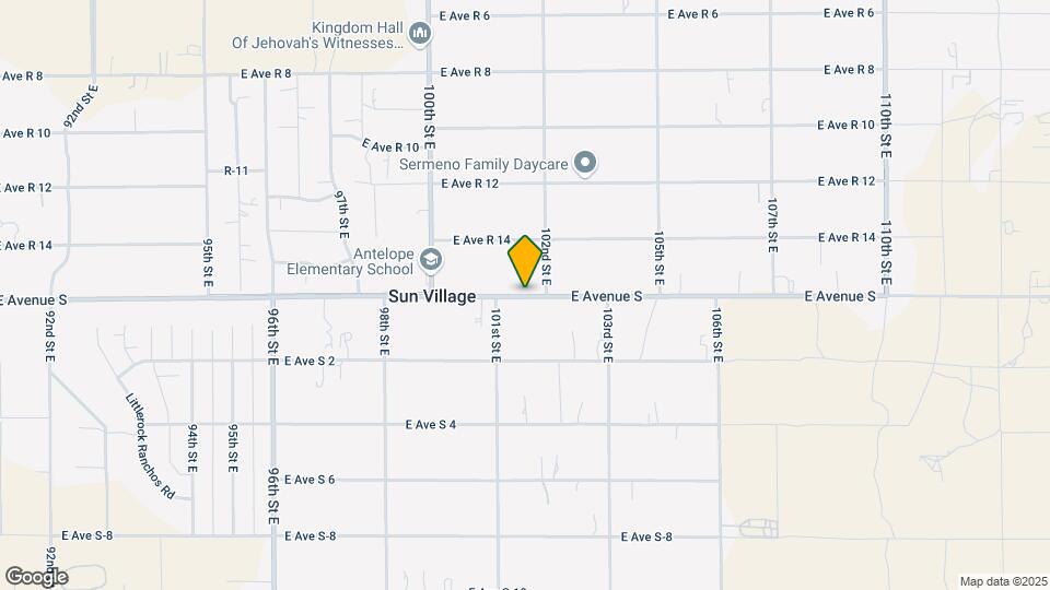 10161 E Ave S-8 Map and Location Details