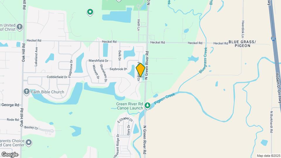 5811 Porterfield Dr Map and Location Details