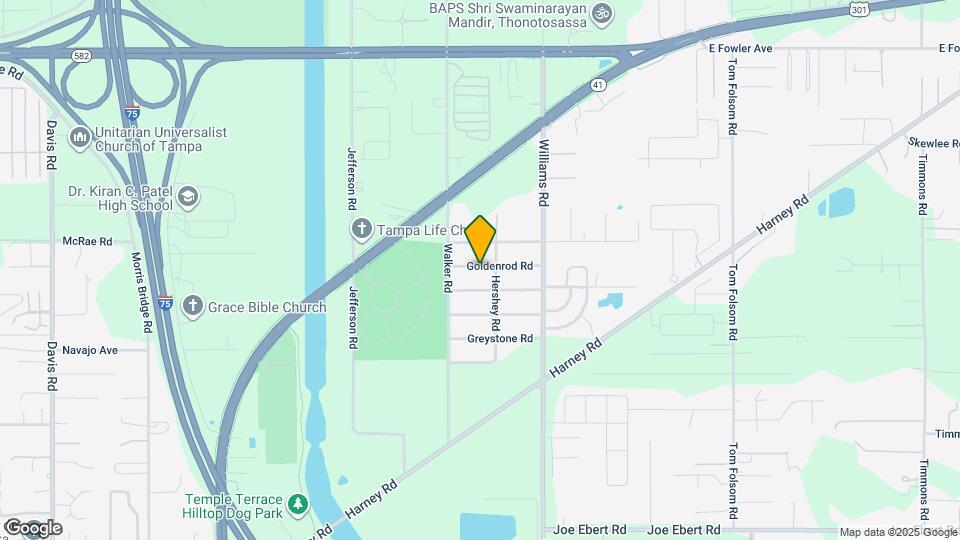 9317 Goldenrod Rd Map and Location Details
