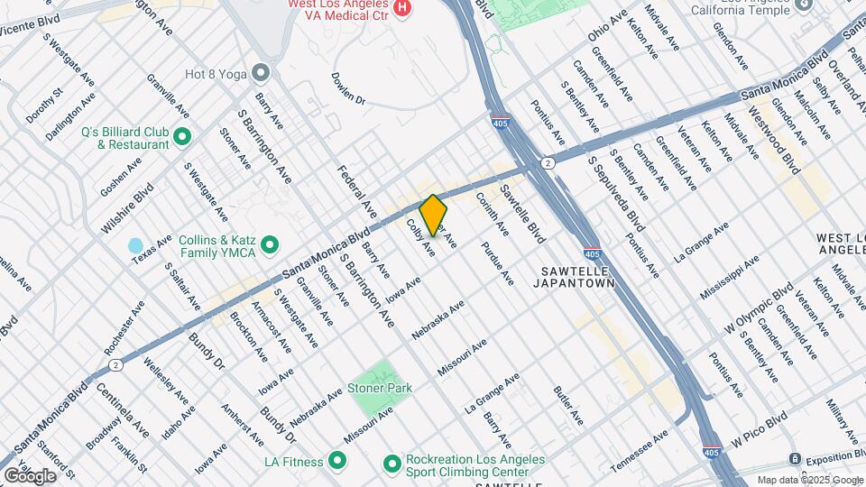 1652 Colby Ave Map and Location Details