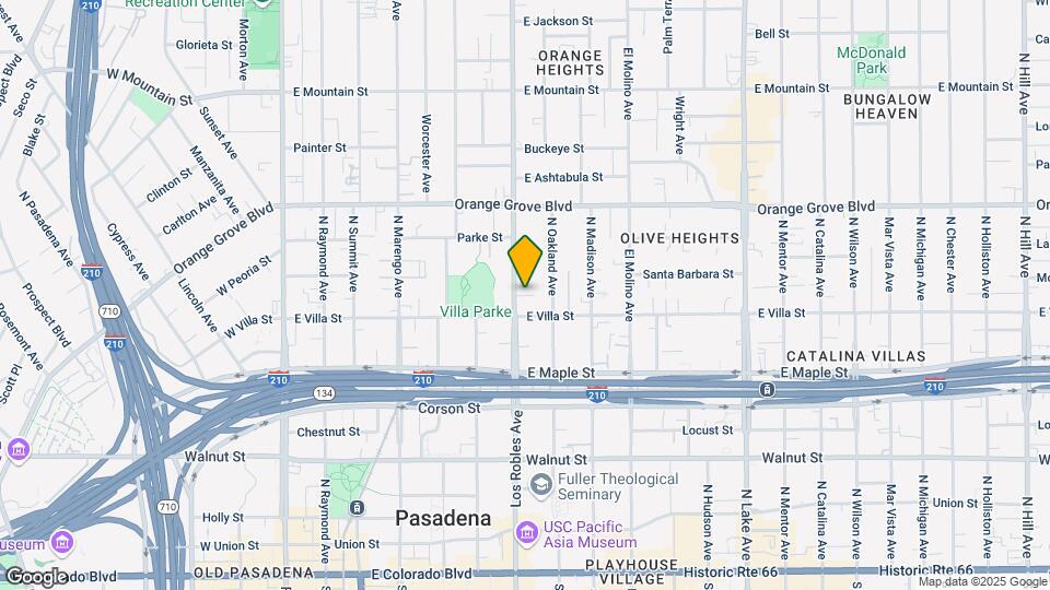 520 Los Robles Ave Map and Location Details