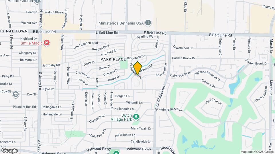 2302 Valleywood Dr Map and Location Details