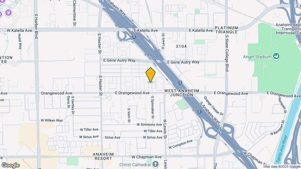 2059 S Spinnaker St Map and Location Details