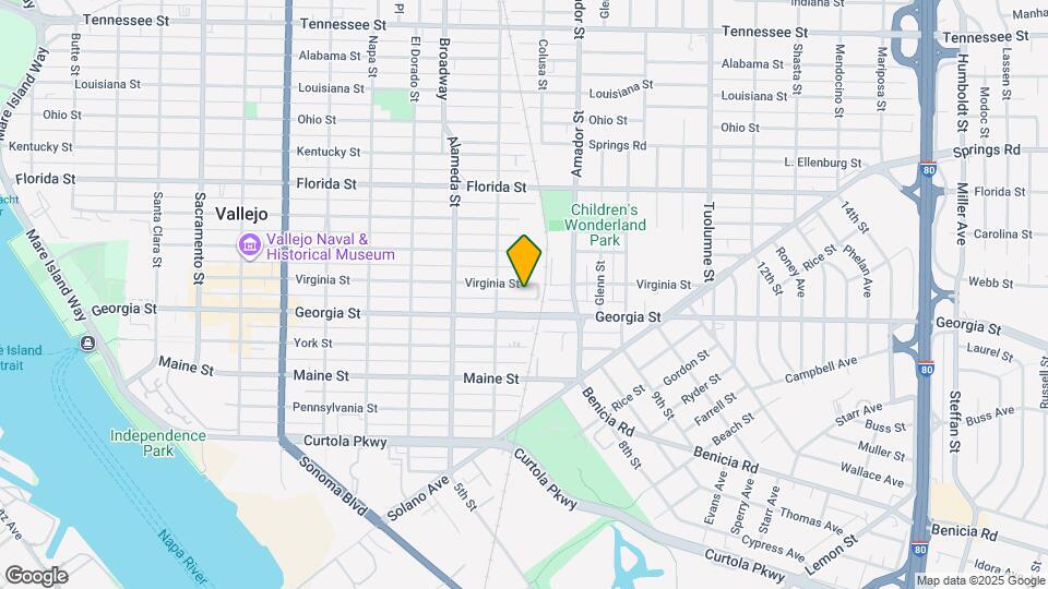 1029-1031 Virginia St Map and Location Details