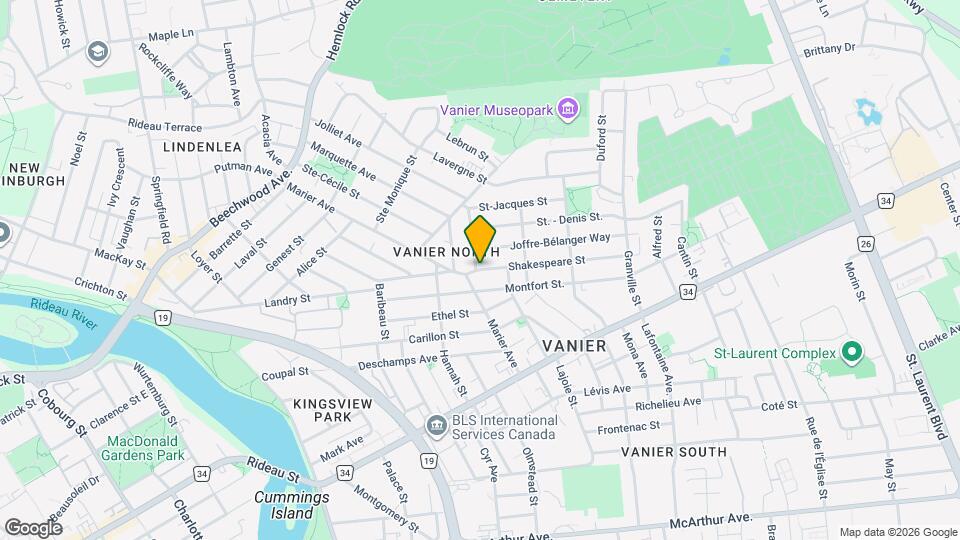 250 Shakespeare St Map and Location Details