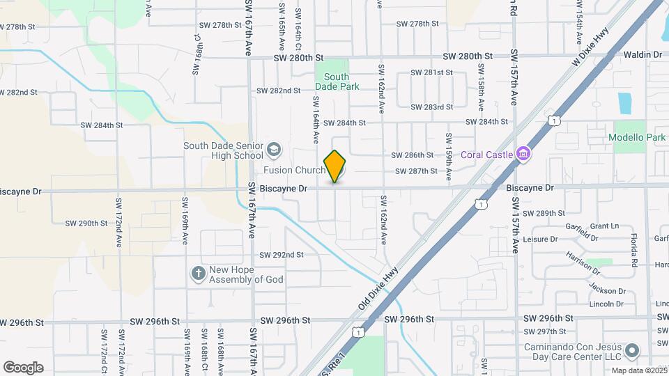 16236 SW 288th Ter Mapa y Detalles de la Ubicación