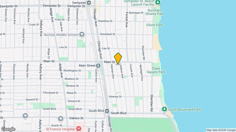 834 Judson Ave-Unit -835.5-2B Map and Location Details