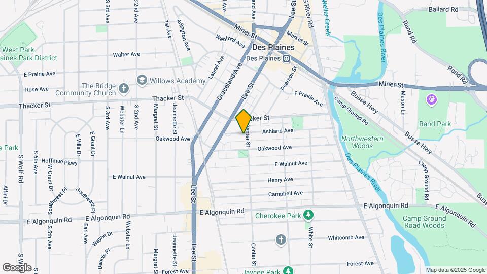 1365 Ashland Ave Mapa y Detalles de la Ubicación