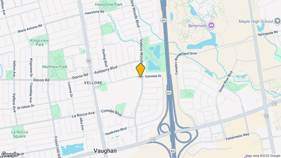 1 Johnswood Crescent Map and Location Details