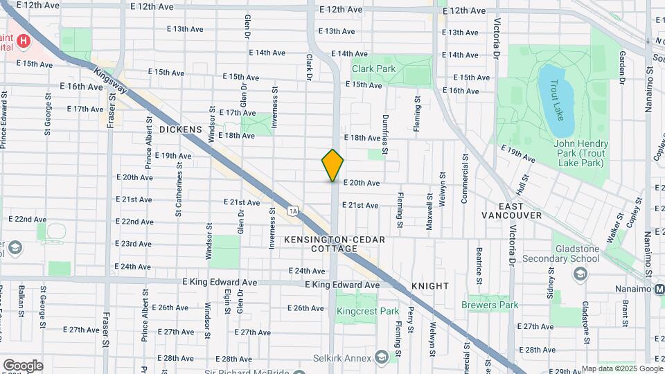 3605-3623 Knight St Map and Location Details