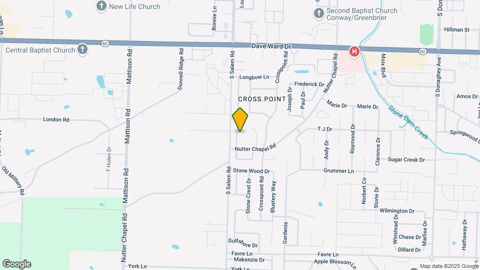 1150 Wineberry Rd Map and Location Details