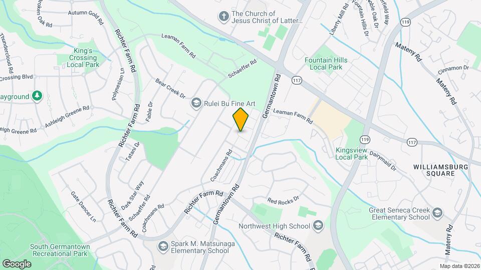 18301 Bailiwick Pl, Unit Walkout basement Map and Location Details
