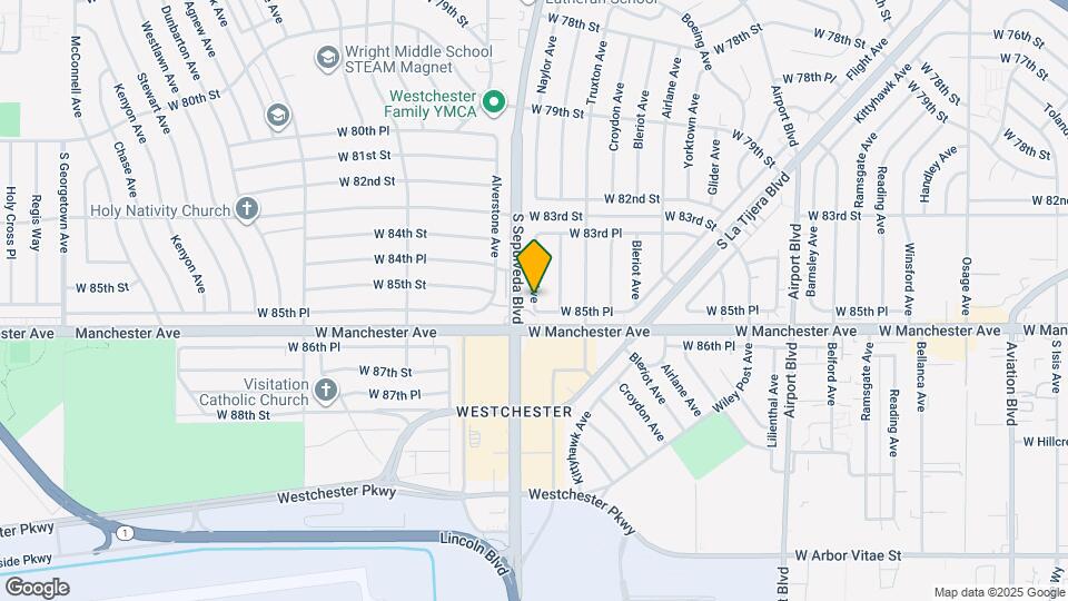 8509 Naylor Ave Map and Location Details