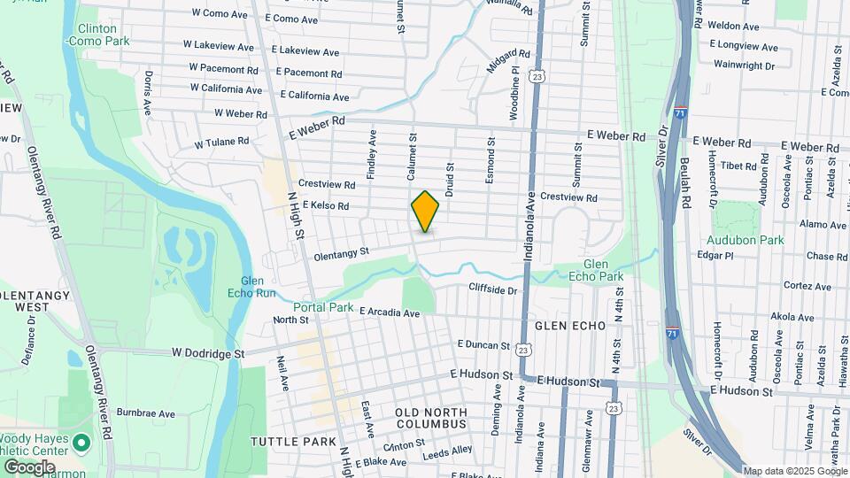 210 Olentangy St Map and Location Details