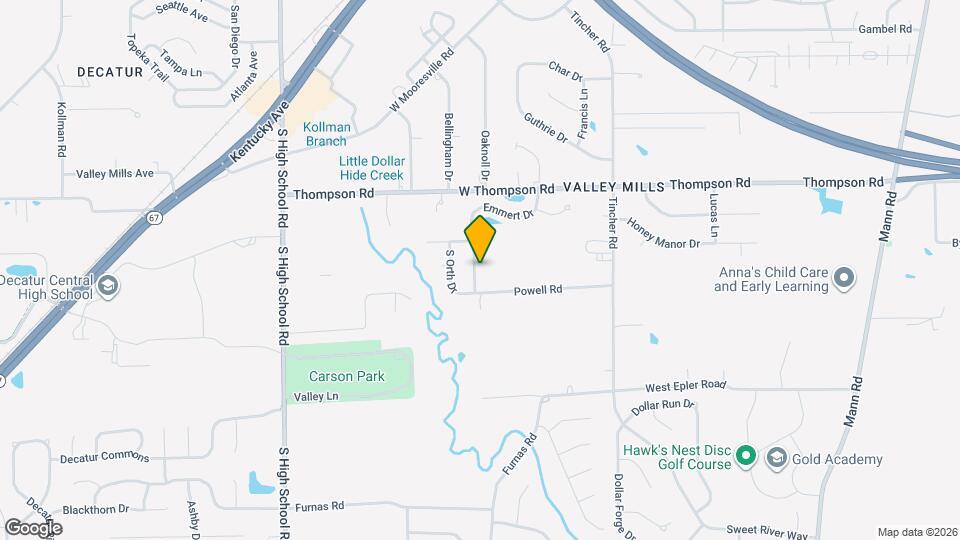 5149 Emmert Dr Mapa y Detalles de la Ubicación