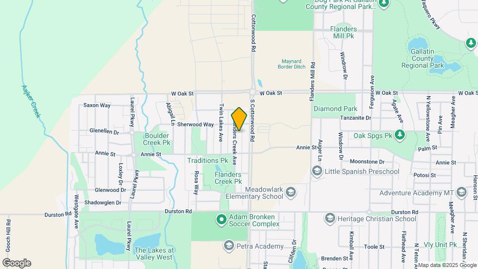 1036 Flanders Creek Ave Mapa y Detalles de la Ubicación