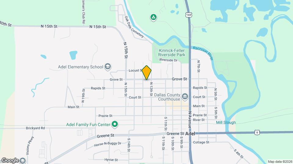 1215 Grove St Map and Location Details