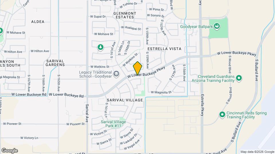 15986 W Bartlett Ave Mapa y Detalles de la Ubicación