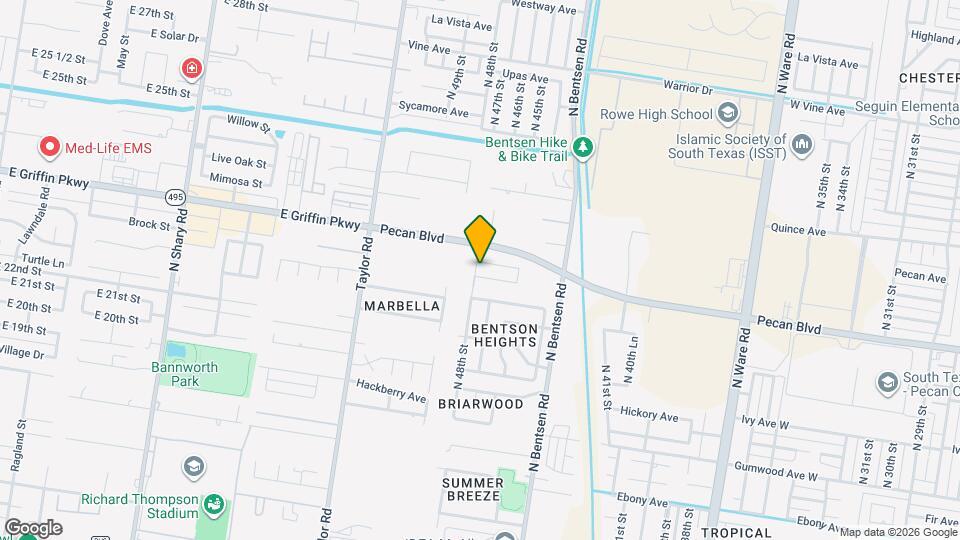 4725 Mulberry Ave Map and Location Details