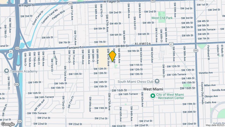 1070-1090 SW 66th Ave Map and Location Details