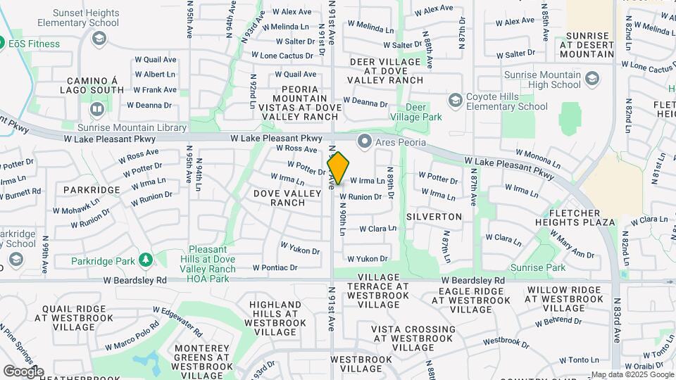 20548 N 90th Ln Map and Location Details