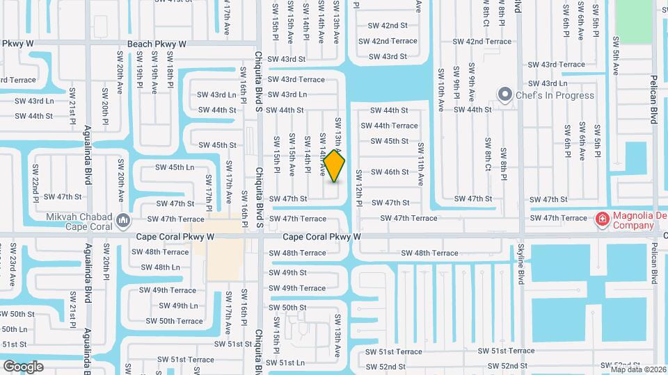 4620 SW 13th Ave Map and Location Details