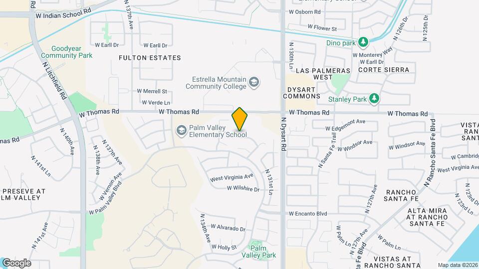 13278 W Edgemont Ave Map and Location Details