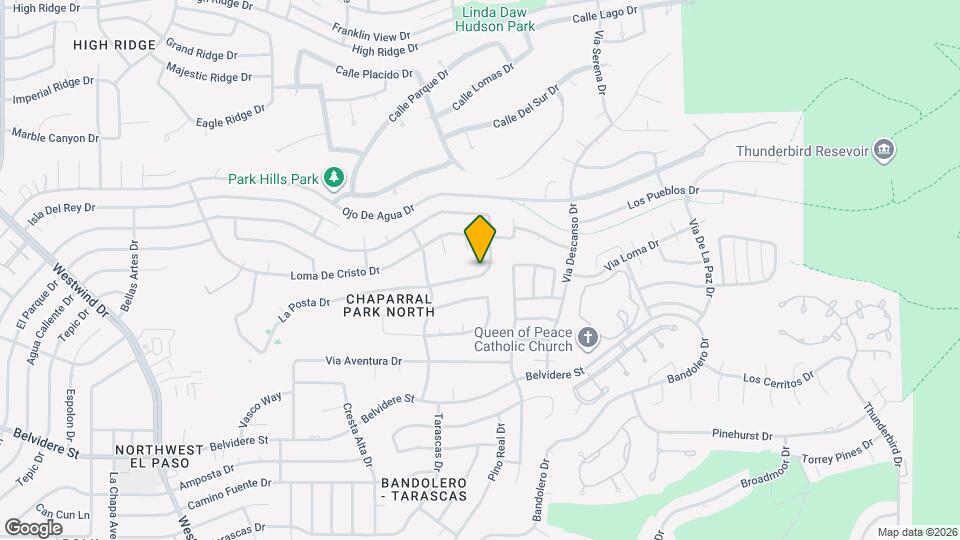 6205 La Posta Dr Map and Location Details