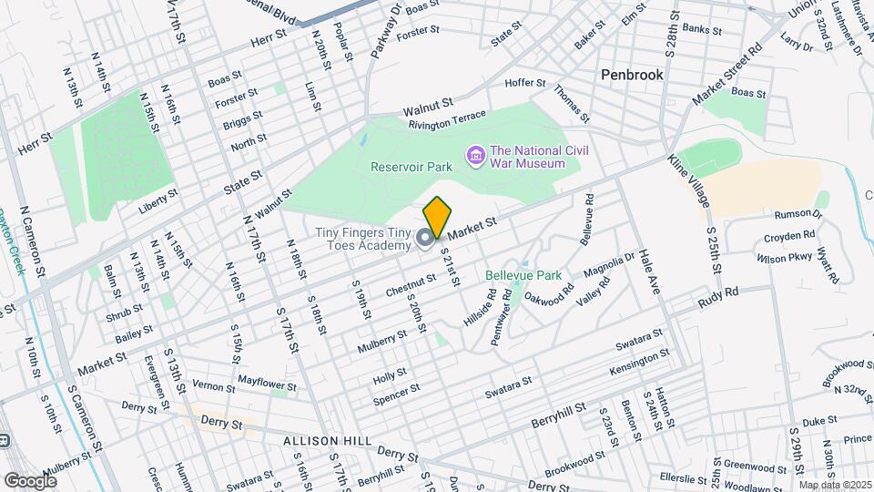 4 S 21st St Map and Location Details