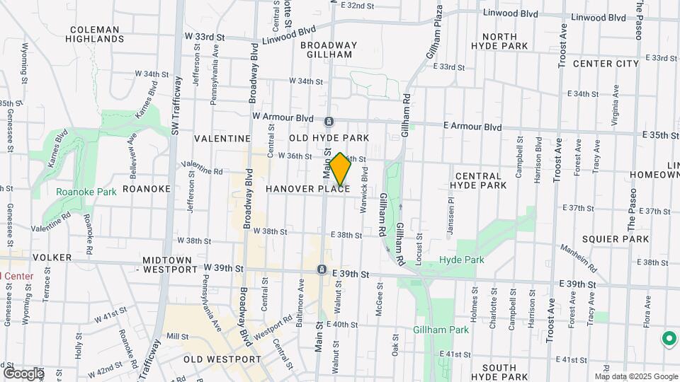 3640 Walnut St Map and Location Details